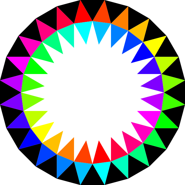 rainbow colors clipart - photo #1