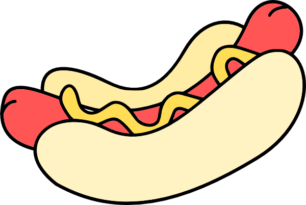 clip art cartoon hot dogs - photo #7