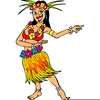 Free Clipart Hula Dancer Image