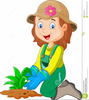 Animated Gardening Clipart Image