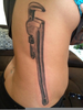 Pipe Wrench Tattoo Image