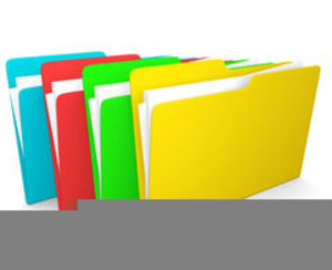 File Folders Clipart Image