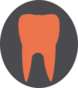 Orange Tooth8 Clip Art