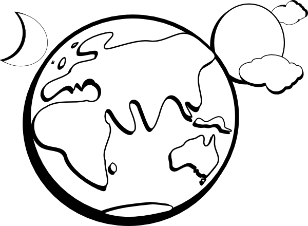 globe outline clip art - photo #29