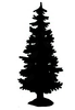 Christmas Silhouette Free Clipart Image