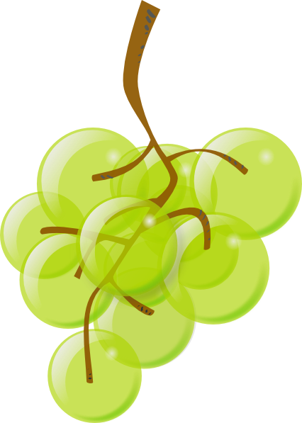 clipart green grapes - photo #3