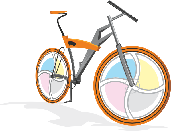 free cartoon bicycle clip art - photo #20
