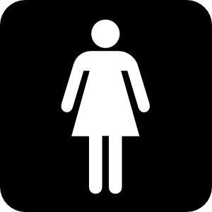 female bathroom sign clip art