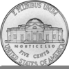 Back Of A Quarter Clipart Image