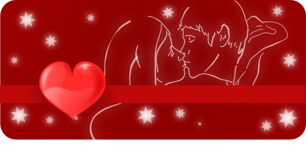 valentine kiss clipart - photo #46