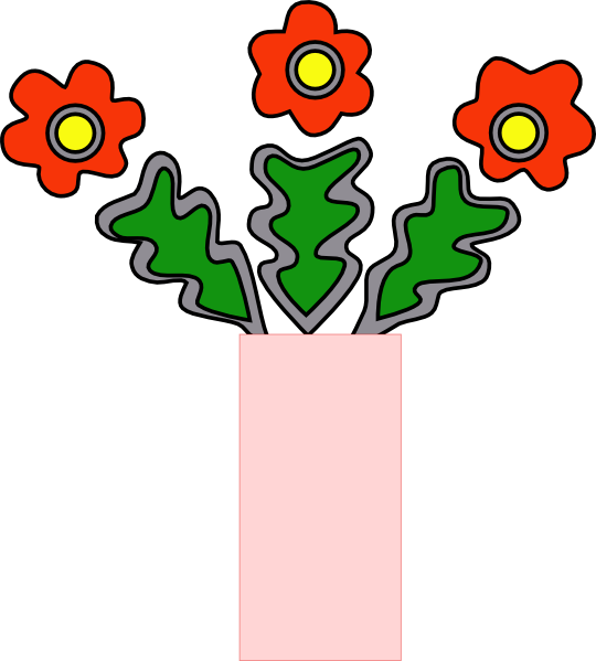 clip art of flower vase - photo #15