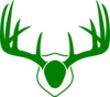 Green Antlers Clip Art