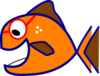 Orange Fish Clip Art