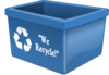 Blue Bin Clip Art