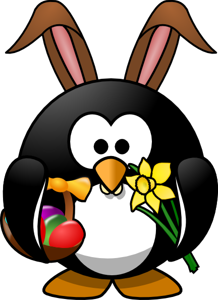 easter penguin clip art - photo #1