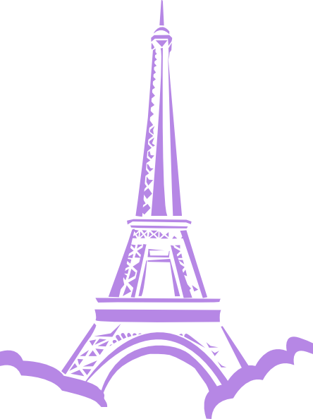 eiffel tower outline. Eiffel Tower clip art