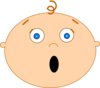 Scared Baby 2 Clip Art