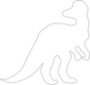 Dino Outline Clip Art