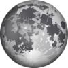 Moon Correct Size Clip Art