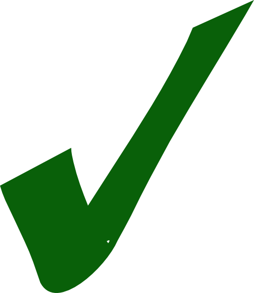 green check mark clip art - photo #21