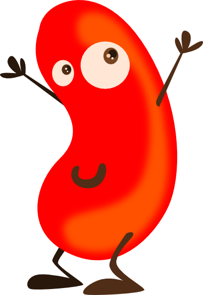 Red Bean Cartoon Clip Art at Clker.com - vector clip art online