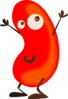 Red Bean Cartoon Clip Art