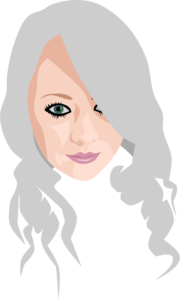 Long Hair Girl Clip Art