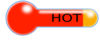 Thermometer-hot Clip Art
