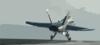 An F/a-18c Hornet Launches From The Flight Deck Clip Art