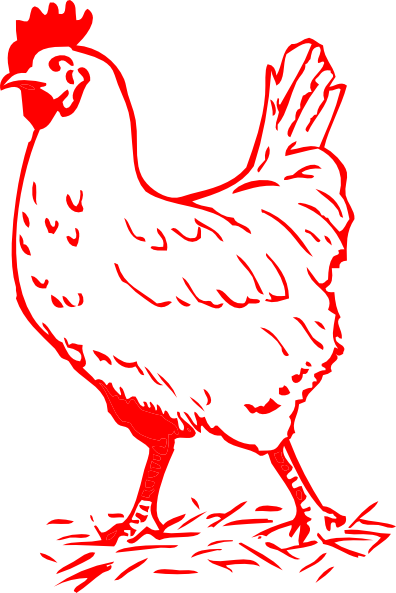 red rooster clipart - photo #5