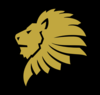 Lion Head Gold Clip Art