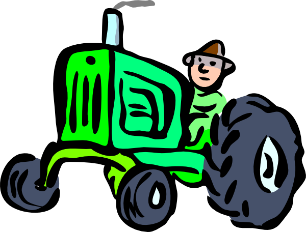 garden tractor clipart - photo #18