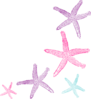 Starfish Prints Clip Art