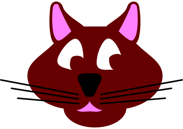 clip art of cat face - photo #49