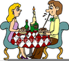 Clipart Italian Dinner Image