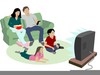 Clipart Children Watching T V Image
