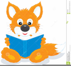 Wild About Reading Clipart Image