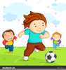 Preschool Children Playing Clipart Image