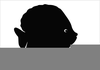 Silhouette Clipart Of Angel Fish Image