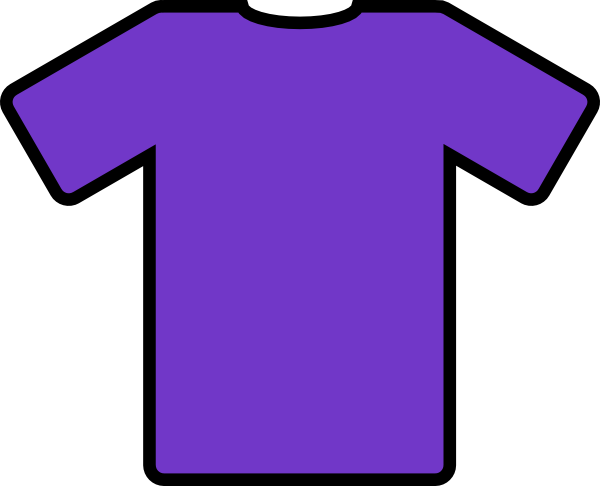 purple t shirt clip art - photo #2