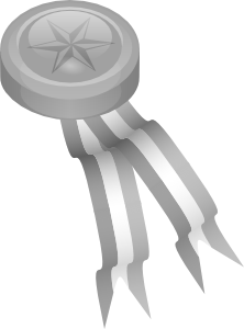 Platinum Medallion Clip Art
