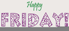 Animated Happy Friday Clipart Image