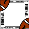 Football Borders Clipart Image