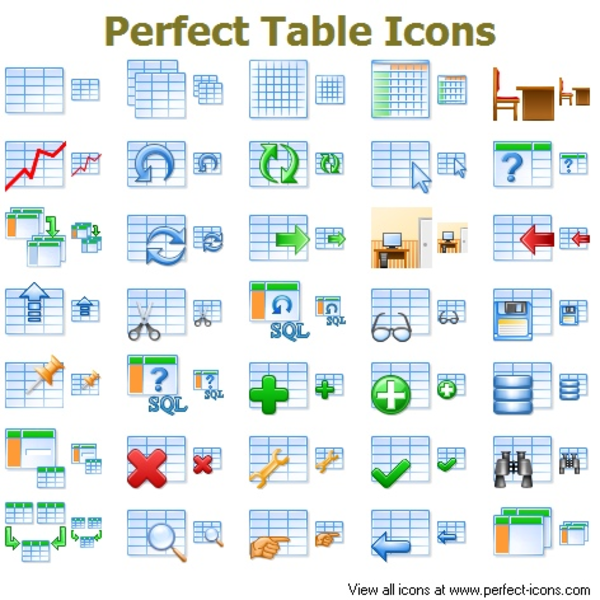 clipart database table - photo #8