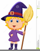 Cute Witches Clipart Image
