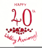 Free Ruby Anniversary Clipart Image