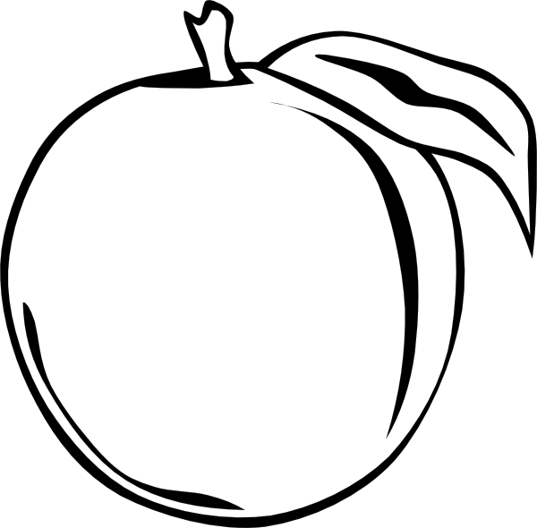 clipart fruits black and white - photo #29