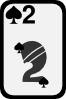 Two Of Spades Clip Art