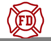 Free Fire Department Maltese Cross Clipart Image