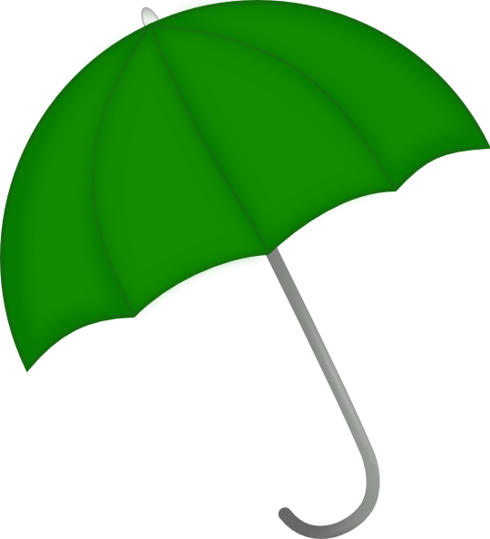 green umbrella clip art - photo #14